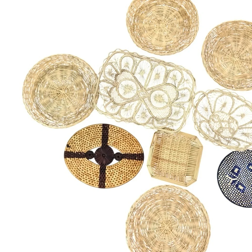 Handcrafted Woven Basket Collection - Natural and Brown
